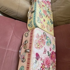 トランクケース型収納ケース3個セットの画像