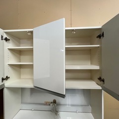 【あこがれのキッチンボード】パモウナ大型食器棚の画像