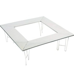 キャンプ　ハイランダー 焚火用ステンレステーブルの画像