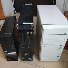 【無料／まとめて】ノートPC3台＋デスクトップPC3台＋モニター4台＋スキャナー1台｜処分品の画像