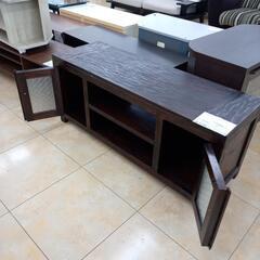 リユースのサカイ太田店★ジモティ割あり★ kaja UKKO ジャワガラスTV台 木目 H50.5×D39.7×W120 クリーニング済み OJ10378の画像