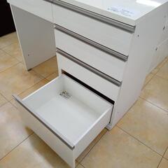 リユースのサカイ太田店★ジモティ割あり★  キッチンカウンター ホワイト H90.5×D50.5×W120 クリーニング済み OJ10383の画像