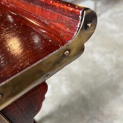 ★ヴィンテージ! アンティーク家具! 李朝家具 小型キャビネット 真鍮金具 脚付き 引き出し 古民具 サイズ(約)68×35.5×高69.5㎝　リサイクルショップ札幌　買取本舗　西野店の画像