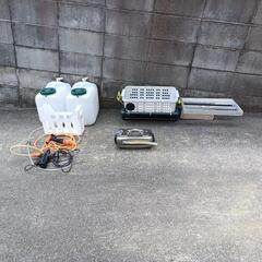 釣り用ゴムボート一式の画像