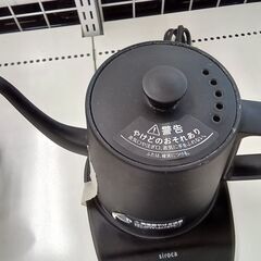 リユースのサカイ栃木店★ジモティ割あり★ siroca 電気ケトル SK-D171  20年製 動作確認／クリーニング済み TC10112の画像