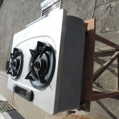 福山市　パロマ　全口センサー搭載　グリル付　ガスコンロ（IC-KN690F-R：LPガス用)の画像