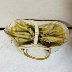 レディース トートバッグ 買い物バッグ 大容量 クロワッサン ベージュの画像