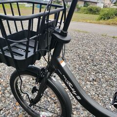 ヤマハ電動自転車チャイルドシート付の画像
