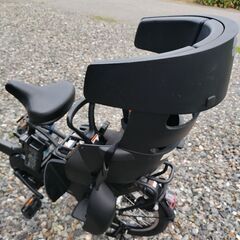 ヤマハ電動自転車チャイルドシート付の画像