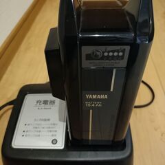 ヤマハ電動自転車チャイルドシート付の画像