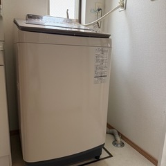 ☆8月7日限定☆Panasonic 2017年製 10kg洗濯機 乾燥機能付の画像