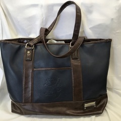 ☆ドリーム2号館☆★お値下げしました★HOKUTO COLLECTION/トートバッグ/ネイビーの画像