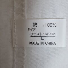 【値下げ】しろTシャツ　T-164の画像