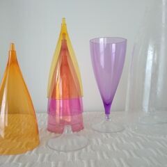 アクリル樹脂のグラス　の画像