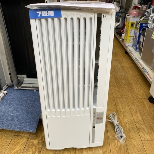 G998\" 現状品 Haier 窓用エアコン JA-16V 2022年製 ハイアール 窓用エアコン JA-16V-W 冷房専用ウインドエアコン