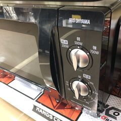 【中古品】アイリスオーヤマ　電子レンジ　EMO-F518-6B　フラット型　2020年製の画像