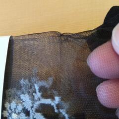 未使用品 シースルーブラックソックスの画像