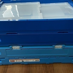 【No.411】折りたたみコンテナ 4個セットの画像