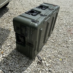 HARDIGGミリタリー米軍防水ハンターカブの荷台にどうですか？ローラー付きコンテナ旅行BOX貴重品輸送にむいてます珍品の画像