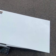 美原店 TVボード 収納付き ローボード ホワイト　テレビ台の画像