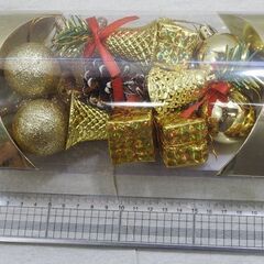 ☆クリスマス オーナメントセット ゴールド【未開封】の画像