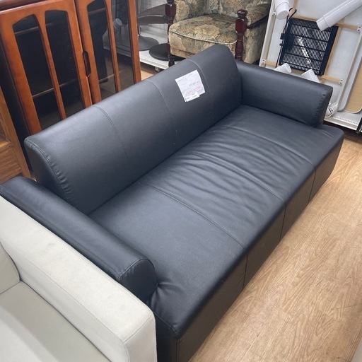 ☆リユースのサカイ高崎店☆TJ11988 2人掛けソファー グレー H60×D81