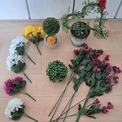 アレンジ　造花19点etcまとめての画像