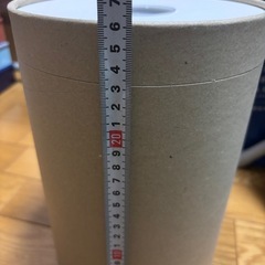 夏休みの手作りスツールの材料　円筒（円柱）の収納箱の画像