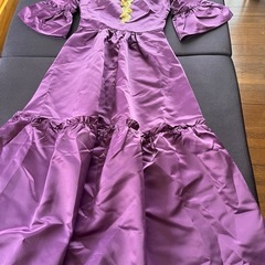 ロングドレス　光沢紫
の画像