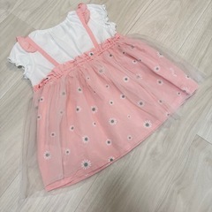 【未使用】チュニック Pupil House 90cm 未使用 花柄 女の子の画像