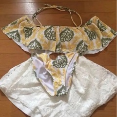 【完売品】新品未使用　タグ付き　3点セット　水着の画像