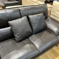 【トレファク神戸南店】ニトリ カウチソファー ブラックです‼︎【取りに来られる方限定】の画像