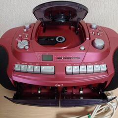 ⚠️ジャンク品⚠️ラジカセ GW-7 CD・Wカセットデッキコンポの画像