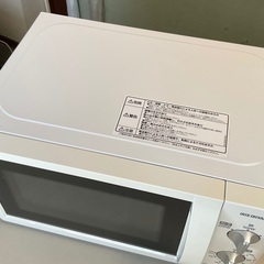 【RKG-294】特価！アイリスオーヤマ/電子レンジ/IMB-T174-6-W(60Hz専用）/中古品/2018年製の画像