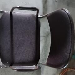 スチールチェア 茶(中古)J45 の画像