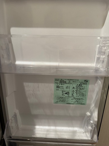 【美品】三菱冷蔵庫 MR-P15T-B｜幅48×奥行58×高さ120cm｜動作良好