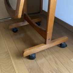 姿見（全身鏡）キャスター、ストッパー付　※取りに来て頂ける方の画像