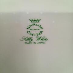 ★【ナルミ】42cm楕円盛皿　ボーンチャイナ　シルキーホワイト　プラター　北九州店舗店頭販売のみの画像
