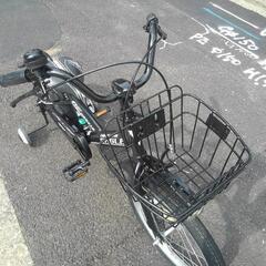 中古子供自転車３６６８　１８インチ　ギヤなし　 身長１０６㎝前後　＊片足スタンドに変更可・無料（購入時のみ）の画像