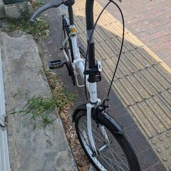 🟪折りたたみ自転車・譲渡証明書付きの画像