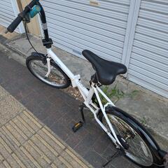 🟪折りたたみ自転車・譲渡証明書付きの画像