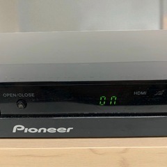 Pioneer パイオニア DV-220V DVDプレーヤー 映像機器 ブラック リモコン付き 電源コード付き 通電のみ確認済み 現状品の画像