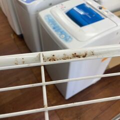 ランドリーラック　No.3720　ホワイト　洗濯ラック　※サビあり　【リサイクルショップどりーむ天保山】の画像