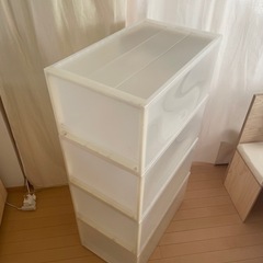 無印　収納ケース　4つセットの画像
