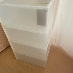 無印　収納ケース　4つセットの画像