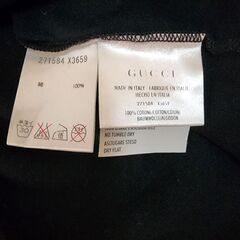 正規GUCCI■グッチ　Tシャツ　XS　ブラックの画像