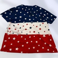 POLO RALPH LAUREN ポロラルフローレン 星条旗柄 トリコロールカラー 総柄 半袖 Tシャツ XXL  の画像