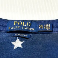 POLO RALPH LAUREN ポロラルフローレン 星条旗柄 トリコロールカラー 総柄 半袖 Tシャツ XXL  の画像