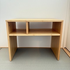 IKEA サイドテーブル　竹　木製　の画像