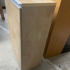 靴箱　No.3644　シューズボックス　ナチュラルカラー　棚　【リサイクルショップどりーむ天保山】の画像